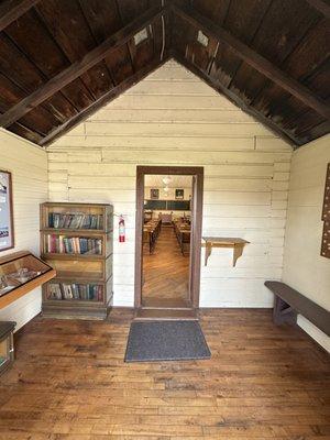 Main foyer to the schoolhouse.