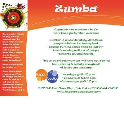 Come Join the ZUMBA Party!!