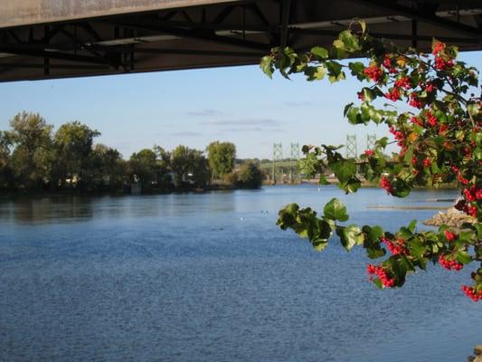 Beautiful views of the Mississippi River