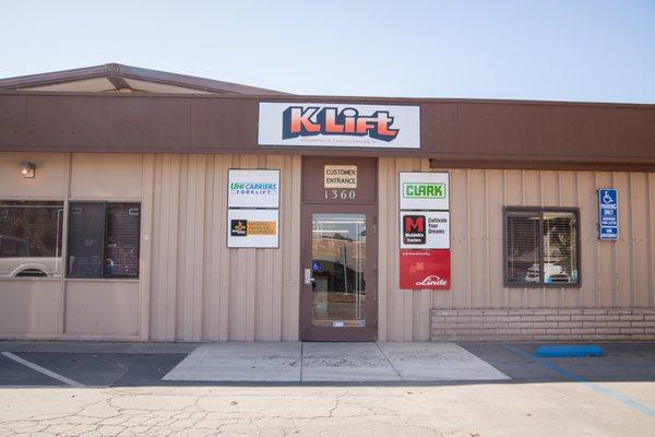 K-Lift Salinas, J.M. Equipment Division, Front Office