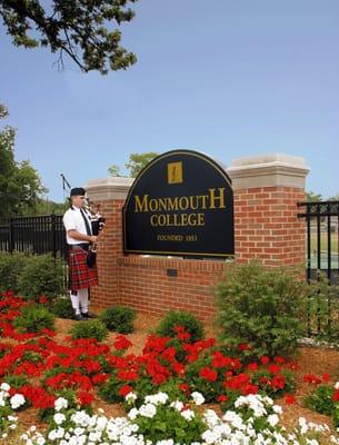 Monmouth College's Scottish heritage is reflected in its award-winning pipe band.