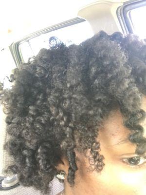 Twist out I did after I reverted hair back