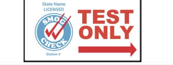 We want your vehicle to pass more than you as a Test Only station. We offer free retest.