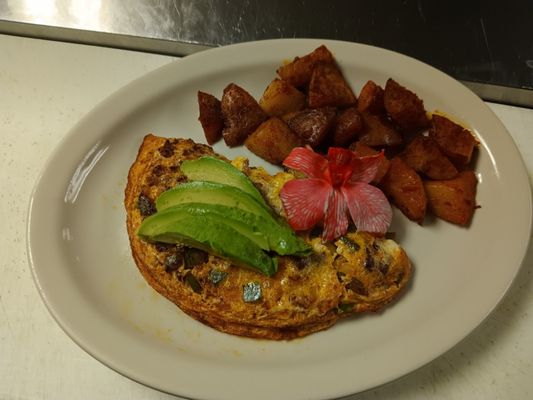 Mexican omelette