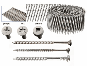 Hot Product. FASCO SCRAILS Offers the speed of a coil or strip nail with the holding power of a screw.