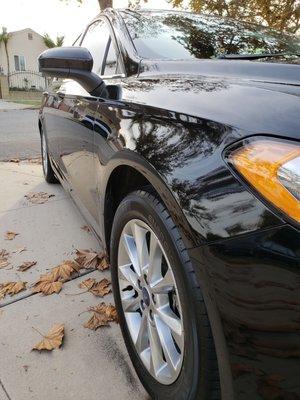 Kia Optima washed clayed and water spot removal