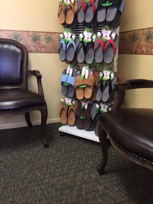 Custom orthotics sandals from Dr. Mark Tracy