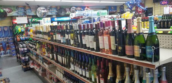 variety of California wines as well Portuguese products