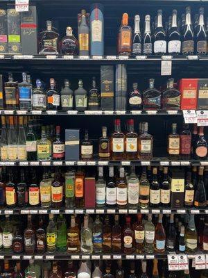 Extensive selection of premium Rums