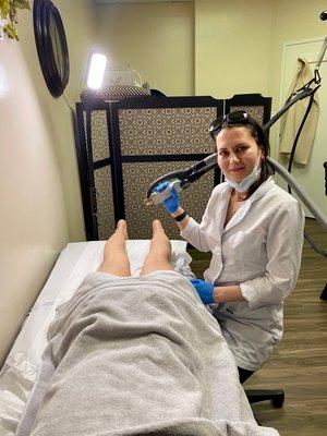 Full legs laser hair removal