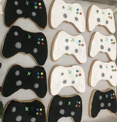 Custom Xbox Game Controller Sugar Cookies