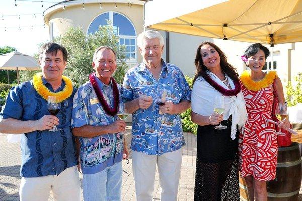 Wonderful guests at our 2017 Luau Fundraiser Event at the Kendall Jackson Winery.