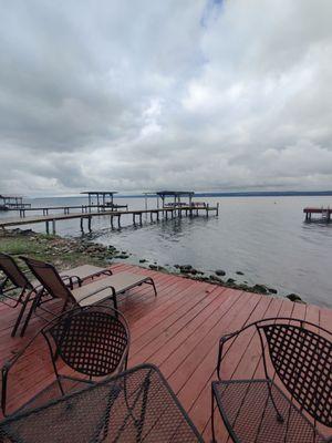 View from the dock