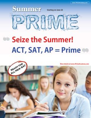 Prime Summer Classes (ACT, SAT, AP)