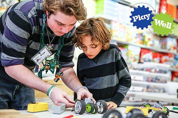 Our instructors have science and education backgrounds and some are even master builders who've worked professionally with LEGOland.