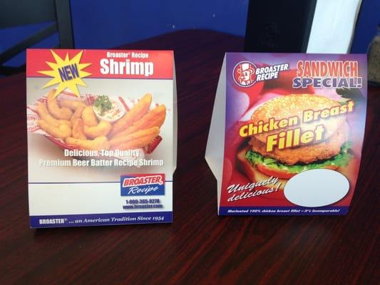 Shrimp or chicken sandwich anyone