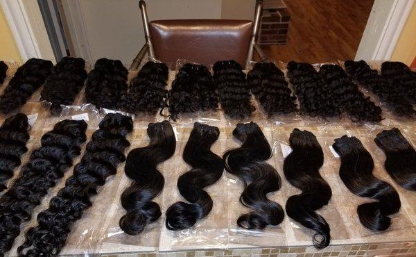 100 Raw Human HAIR