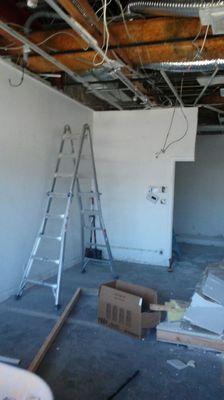 Remodeling a cookie dough shop