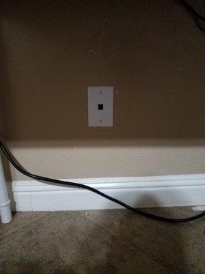 Network Jack Installation for Residential client