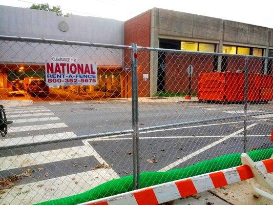 Delaware County Courthouse -- Juror parking garage construction (CLOSED until further notice)