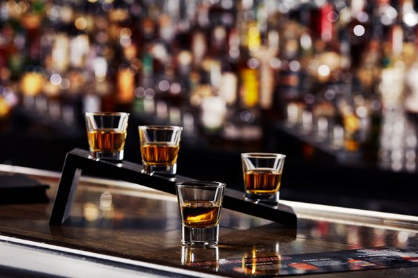 Try a whiskey flight!