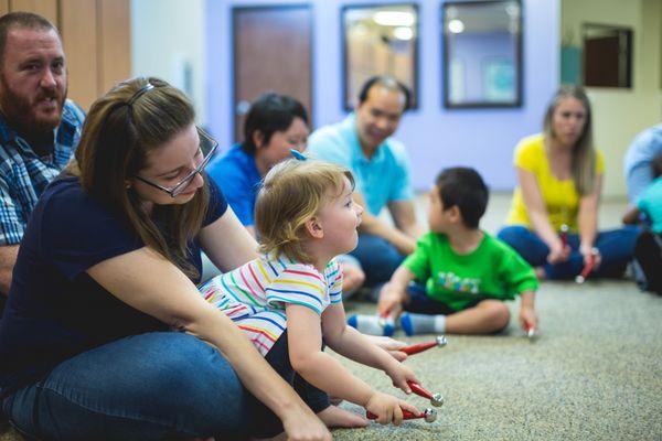 Level 3 classes engage preschoolers' natural love of music and activate their imaginations.