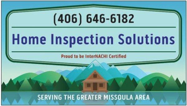 Home Inspection Solutions, Missoula MT 406-646-6182