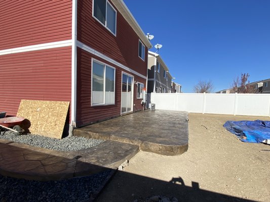 Stamped Concrete Patio