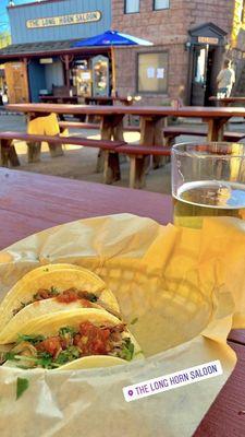 Street tacos. Modelo on draft.