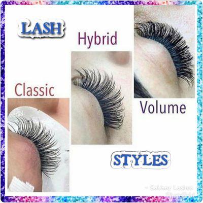 Lash Extension Styles