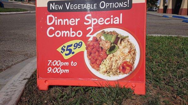 Daily Dinner Special