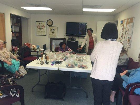 Sand Tray and Play Therapy training for staff of The Clinebell Institute.