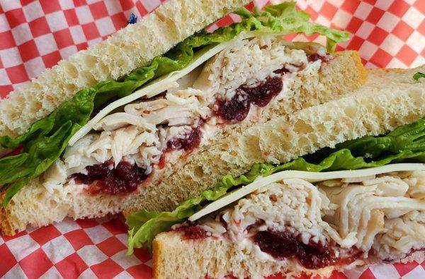 Cranberry Turkey Sandwich Cold & Fresh or ...