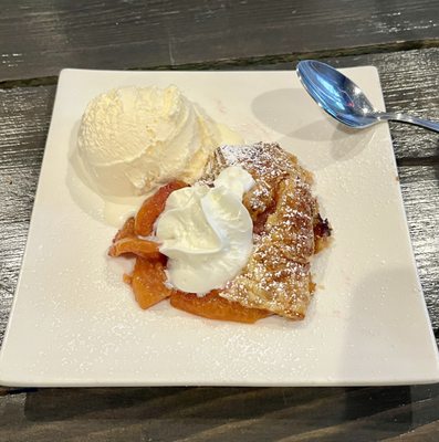 Peach Galette dessert