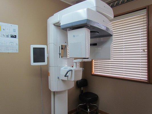 Our latest digital x-ray machine with the latest in imagery technology