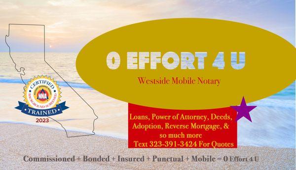 0 Effort 4U Westside Mobile  Notary