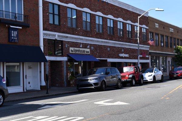 Street view of the Pilates studio