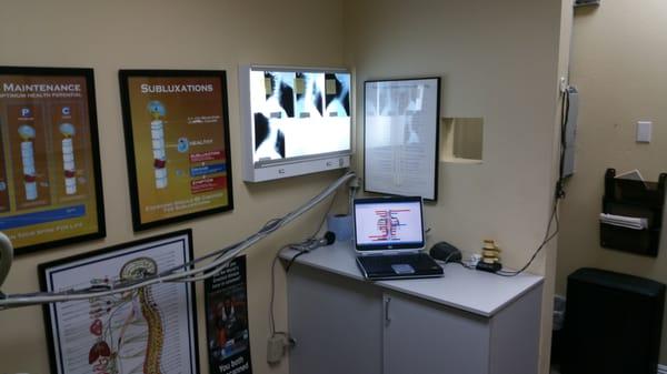 Our exam room features the latest innovative technology to aid the doctors in getting to the root cause of your health concern.