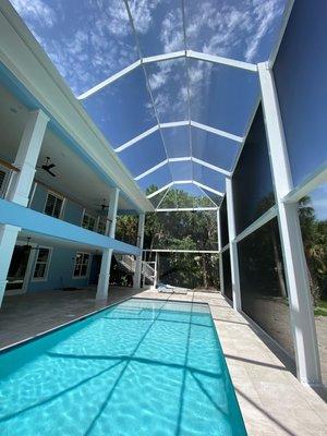 Magnificent pool cage