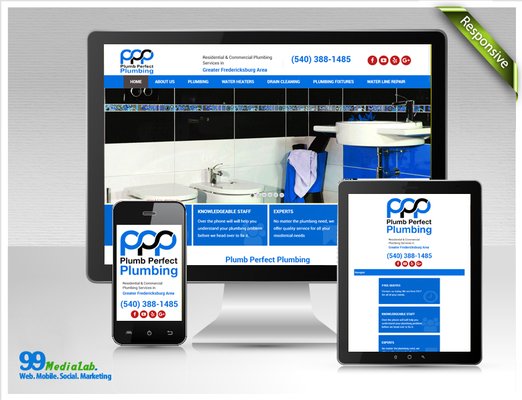 Plumb Perfect Plumbing Website Design and Development