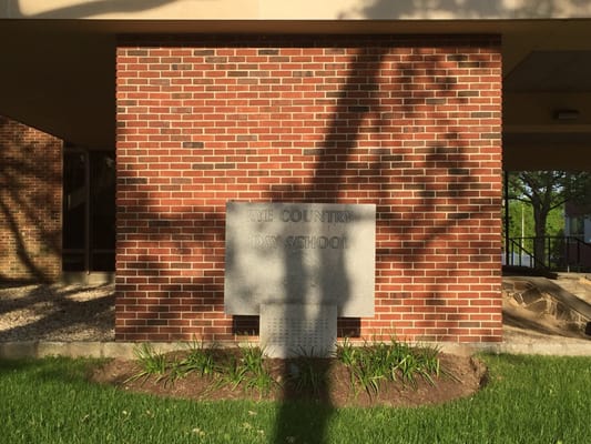 The granite RCDS nameplate