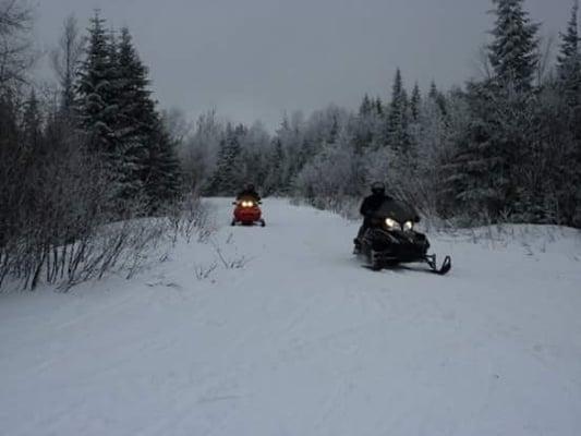 Snowmobiling abounds