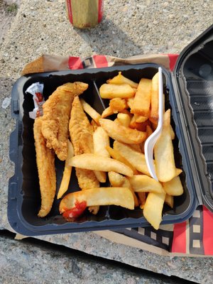 Fish and chips (~$10)