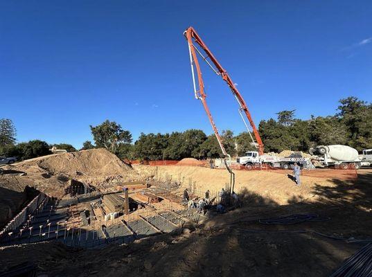 Basement footings in the works