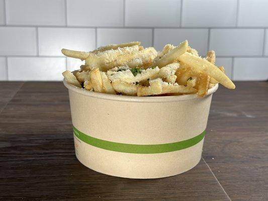 Truffle french fries with parmigiano