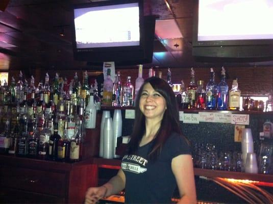 Friendly bartender