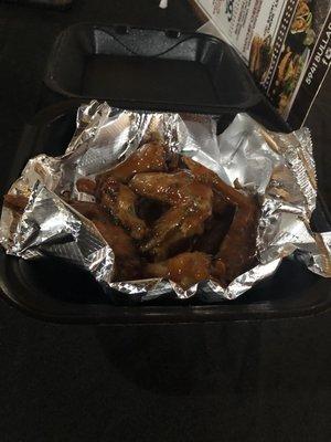 Bourbon wings