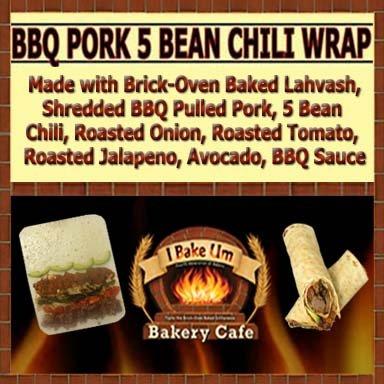 BBQ PORK & 5 BEAN CHILI WRAP