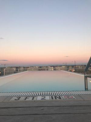 Rooftop pool