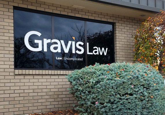 Window Graphics for Gravis Law.